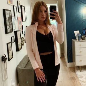 (rare!) lulu define jacket in ballet slipper